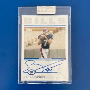 Topps Signature Edition, J.P. Losman Autographed Rookie Card, #77